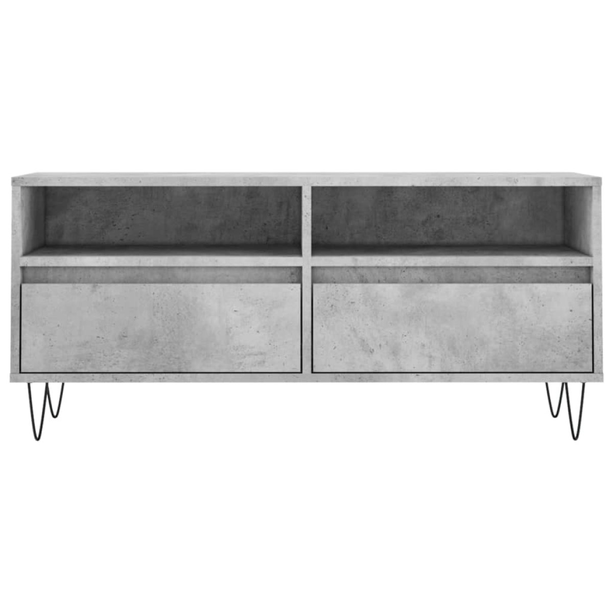 vidaXL Έπιπλο Τηλεόρασης Γκρι Σκυρ. 100 x 34,5 x 44,5 εκ. Επεξ. Ξύλο