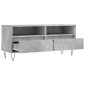 vidaXL Έπιπλο Τηλεόρασης Γκρι Σκυρ. 100 x 34,5 x 44,5 εκ. Επεξ. Ξύλο
