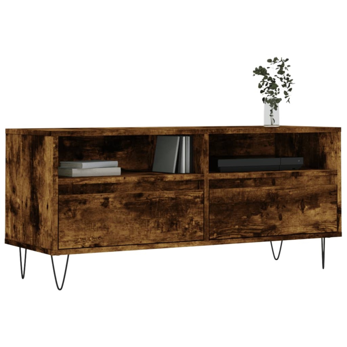 vidaXL Έπιπλο Τηλεόρασης Καπνιστή Δρυς 100x34,5x44,5 εκ. Επεξ. Ξύλο