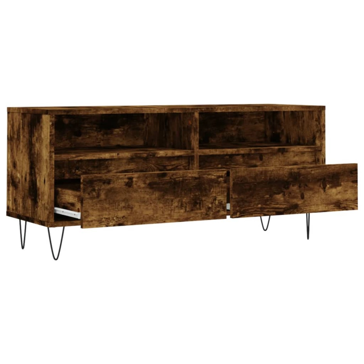 vidaXL Έπιπλο Τηλεόρασης Καπνιστή Δρυς 100x34,5x44,5 εκ. Επεξ. Ξύλο