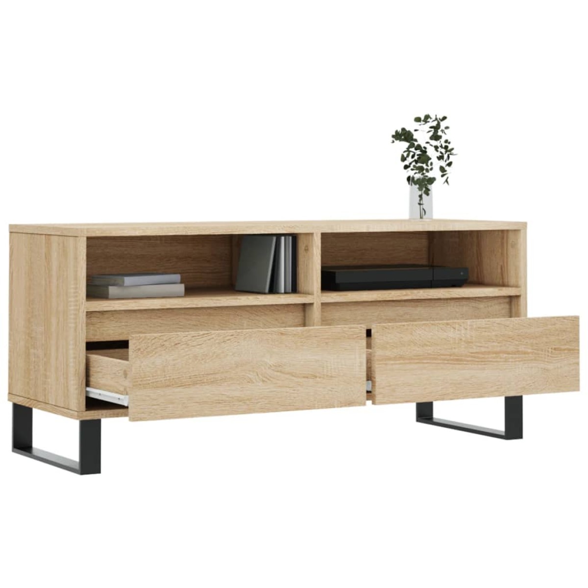 vidaXL Έπιπλο Τηλεόρασης Sonoma Δρυς 100 x 34,5 x 44,5 εκ. Επεξ. Ξύλο