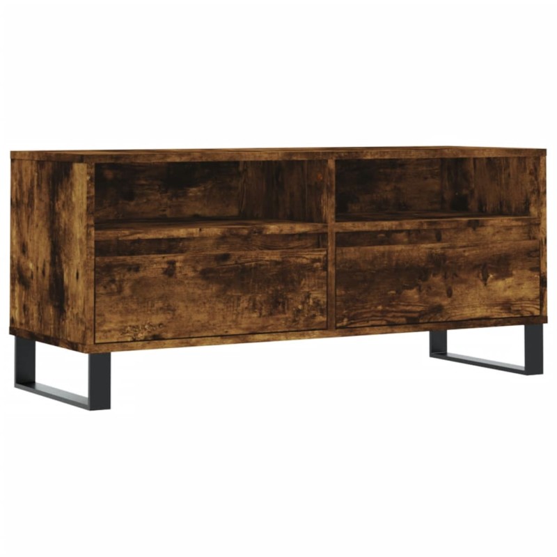 vidaXL Έπιπλο Τηλεόρασης Καπνιστή Δρυς 100x34,5x44,5 εκ. Επεξ. Ξύλο