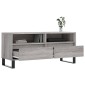 vidaXL Έπιπλο Τηλεόρασης Γκρι Sonoma 100x34,5x44,5 εκ. Επεξεργ. Ξύλο