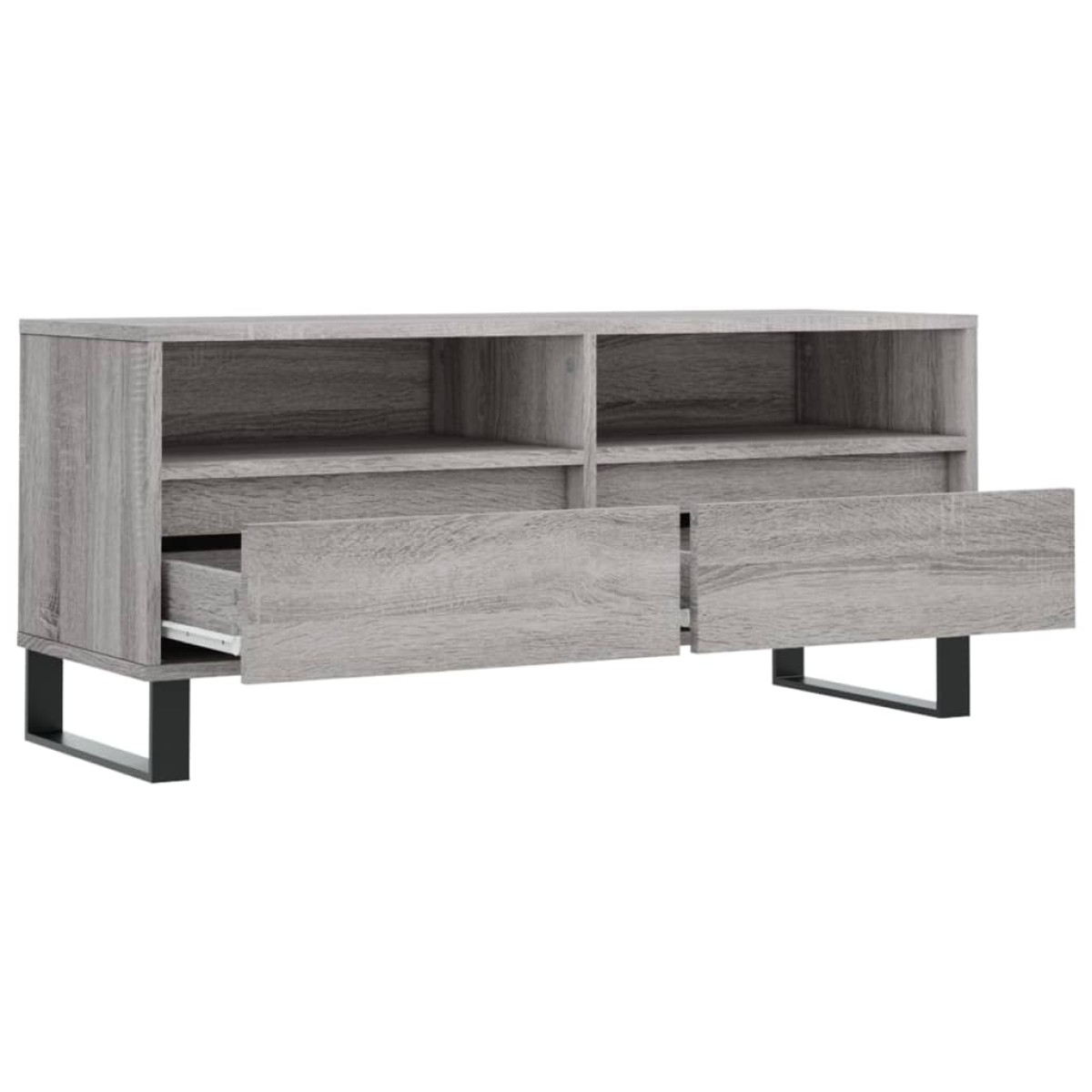 vidaXL Έπιπλο Τηλεόρασης Γκρι Sonoma 100x34,5x44,5 εκ. Επεξεργ. Ξύλο