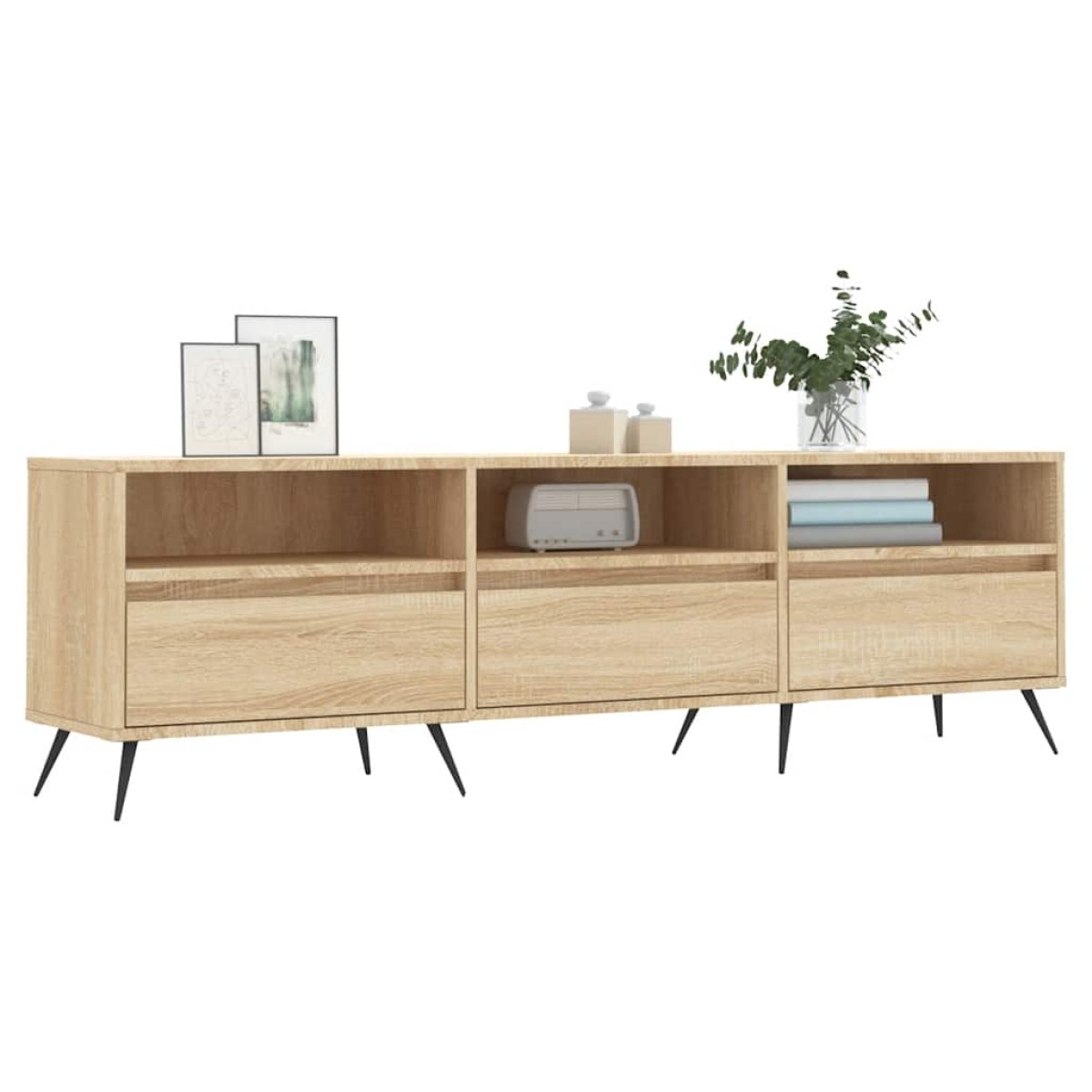 vidaXL Έπιπλο Τηλεόρασης Sonoma Δρυς 150x30x44,5 εκ. Επεξ. Ξύλο