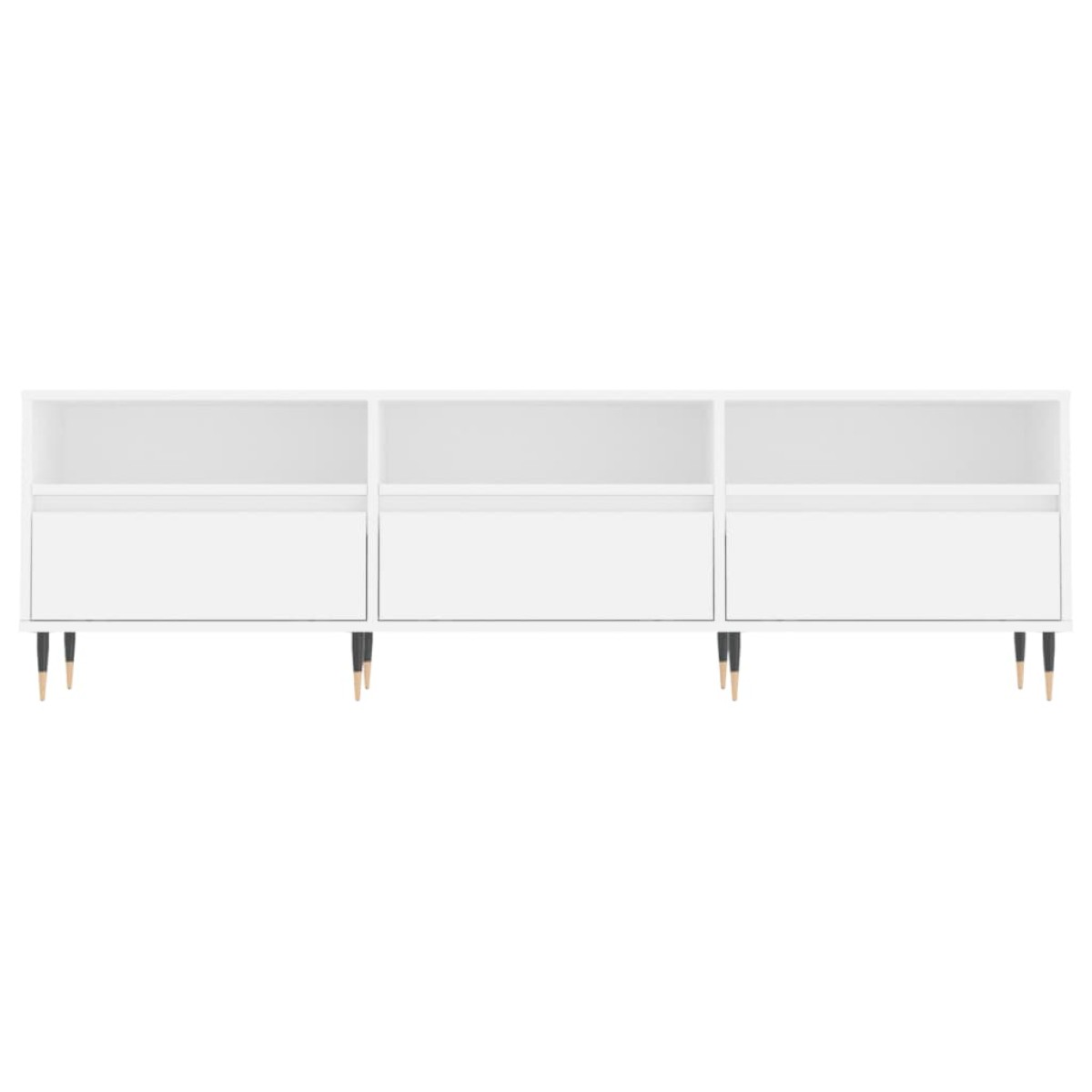 vidaXL Έπιπλο Τηλεόρασης Λευκό 150x30x44,5 εκ. Επεξεργασμένο Ξύλο