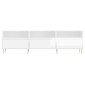 vidaXL Έπιπλο Τηλεόρασης Γυαλ. Λευκό 150x30x44,5 εκ Επεξεργασμένο Ξύλο
