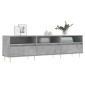 vidaXL Έπιπλο Τηλεόρασης Γκρι Σκυρ. 150x30x44,5 εκ. Επεξ. Ξύλο