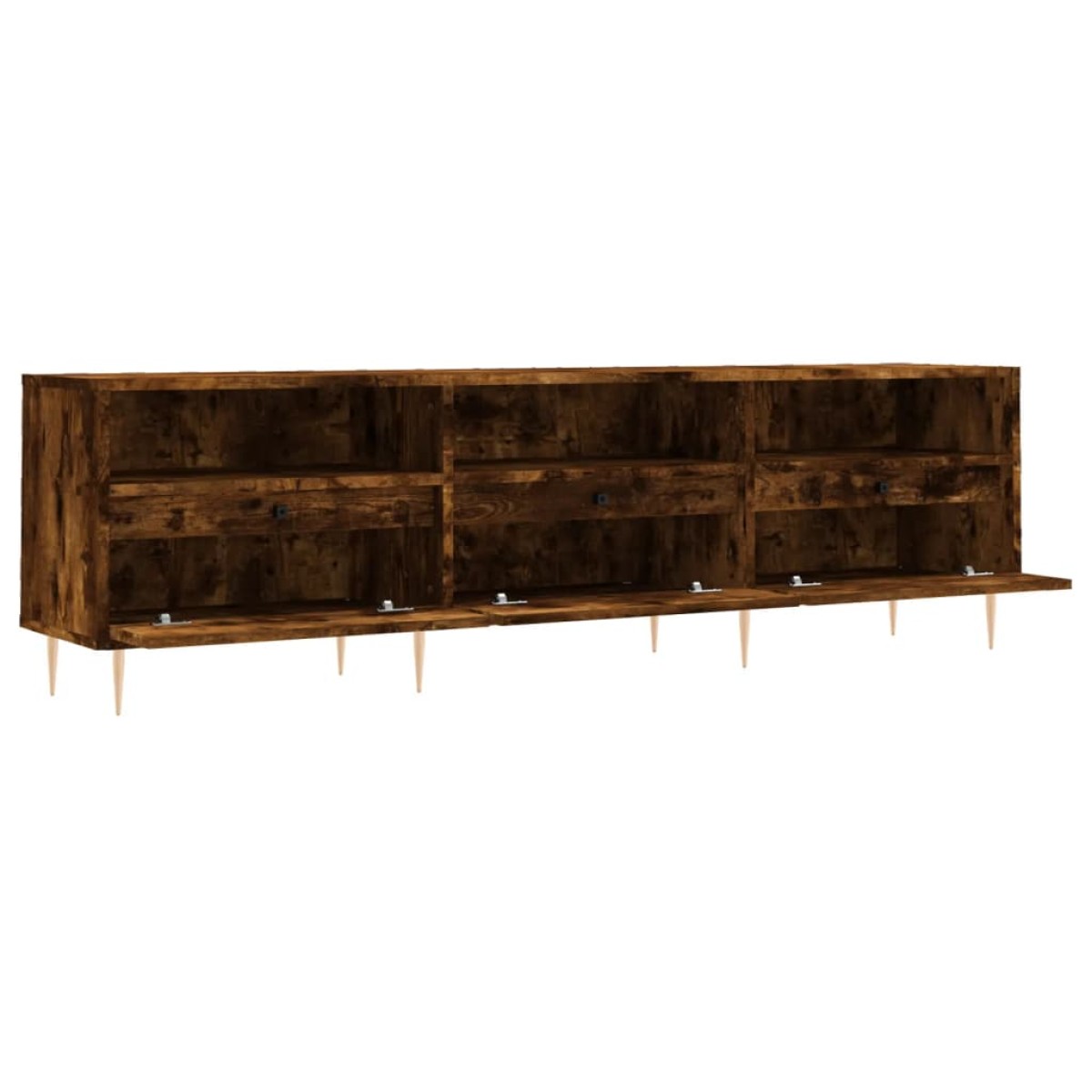 vidaXL Έπιπλο Τηλεόρασης Καπνιστή Δρυς 150x30x44,5 εκ. Επεξ. Ξύλο