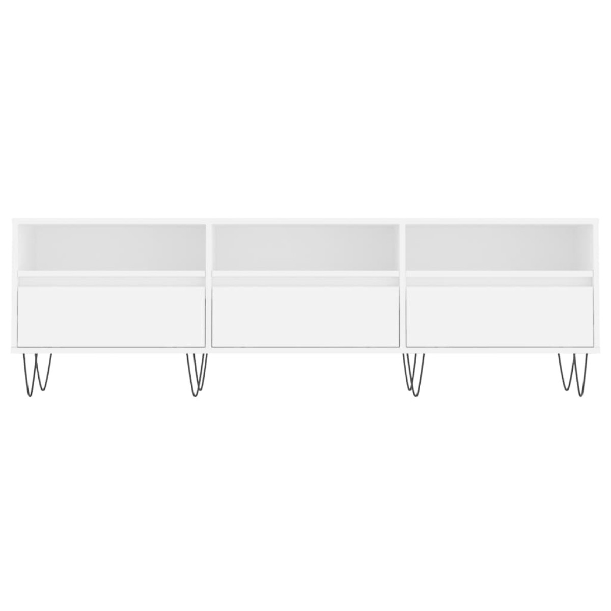 vidaXL Έπιπλο Τηλεόρασης Λευκό 150x30x44,5 εκ. Επεξεργασμένο Ξύλο
