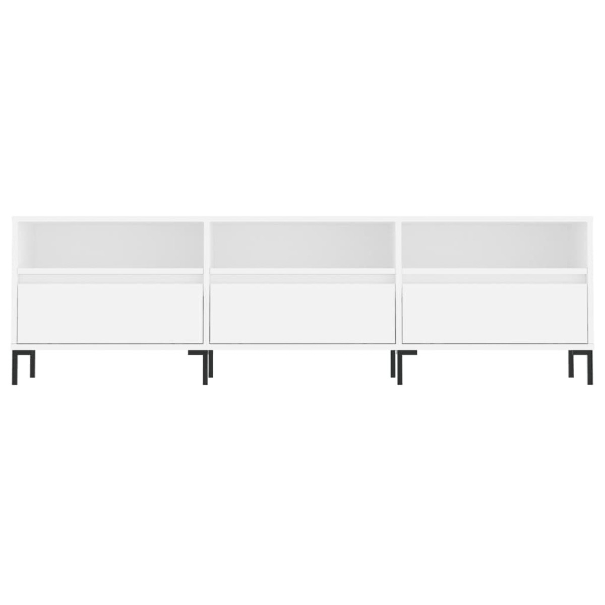 vidaXL Έπιπλο Τηλεόρασης Λευκό 150x30x44,5 εκ. Επεξεργασμένο Ξύλο