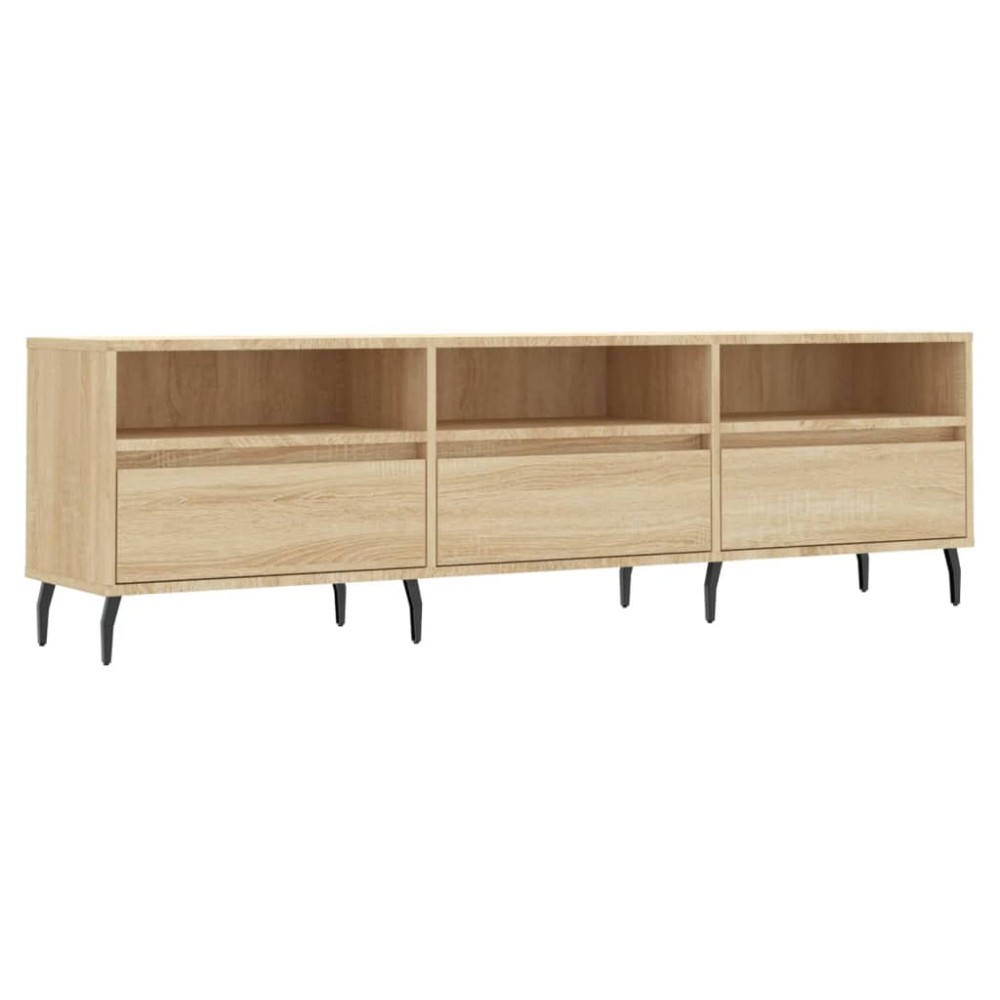 vidaXL Έπιπλο Τηλεόρασης Sonoma Δρυς 150x30x44,5 εκ. Επεξ. Ξύλο