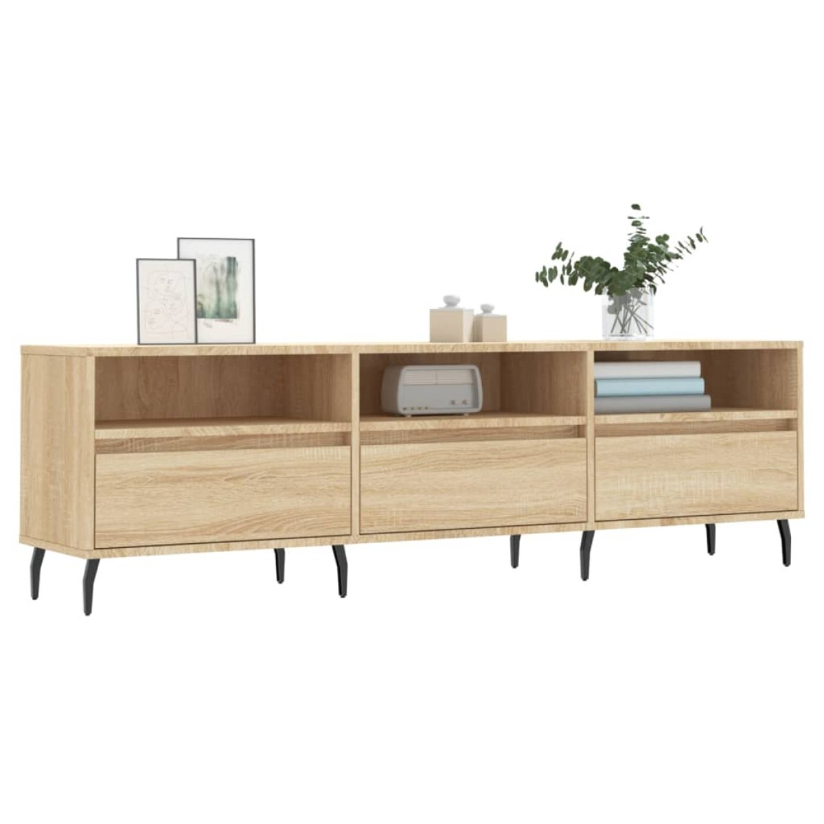 vidaXL Έπιπλο Τηλεόρασης Sonoma Δρυς 150x30x44,5 εκ. Επεξ. Ξύλο