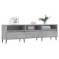 vidaXL Έπιπλο Τηλεόρασης Γκρι Σκυρ. 150x30x44,5 εκ. Επεξ. Ξύλο