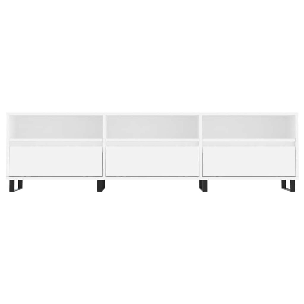 vidaXL Έπιπλο Τηλεόρασης Λευκό 150x30x44,5 εκ. Επεξεργασμένο Ξύλο