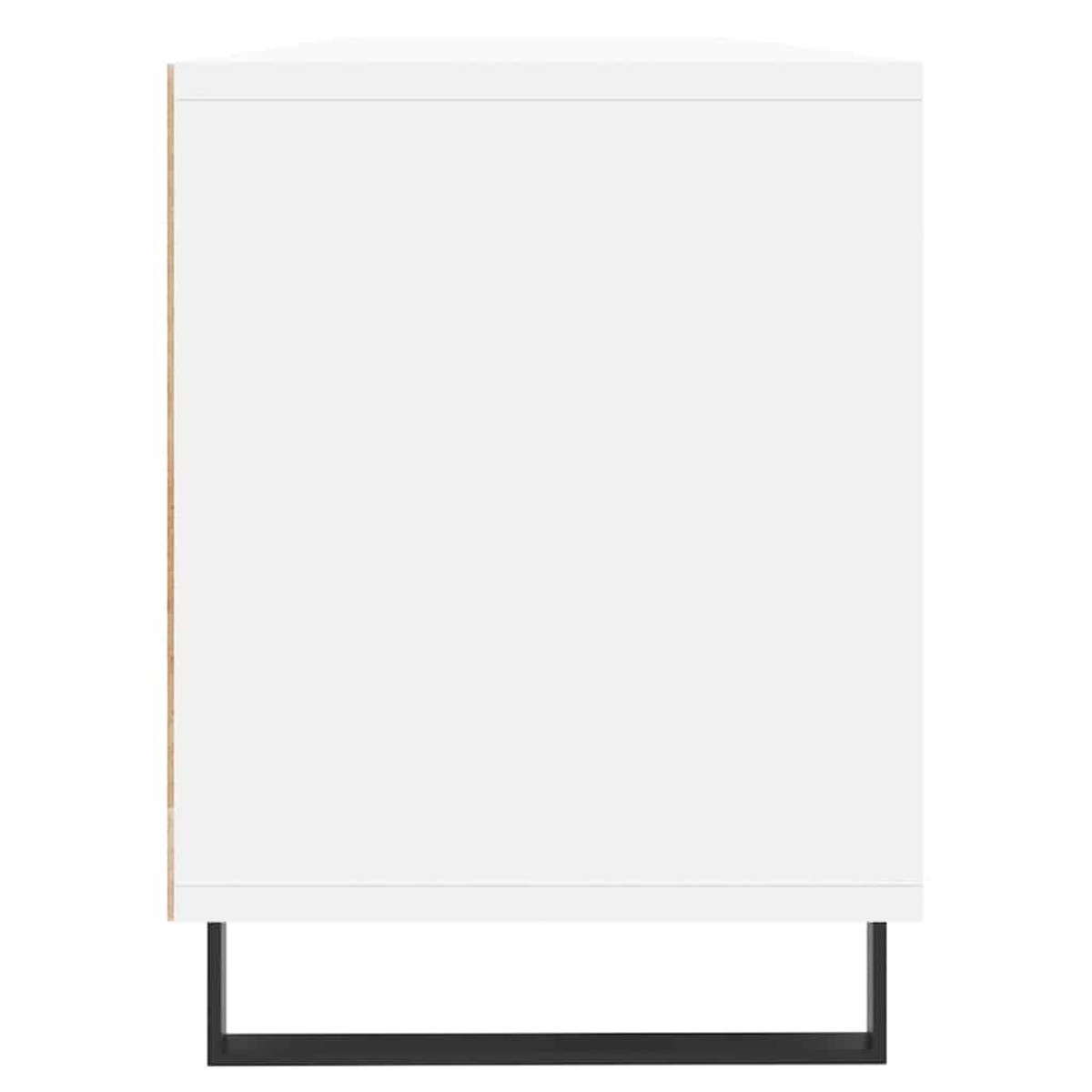 vidaXL Έπιπλο Τηλεόρασης Λευκό 150x30x44,5 εκ. Επεξεργασμένο Ξύλο
