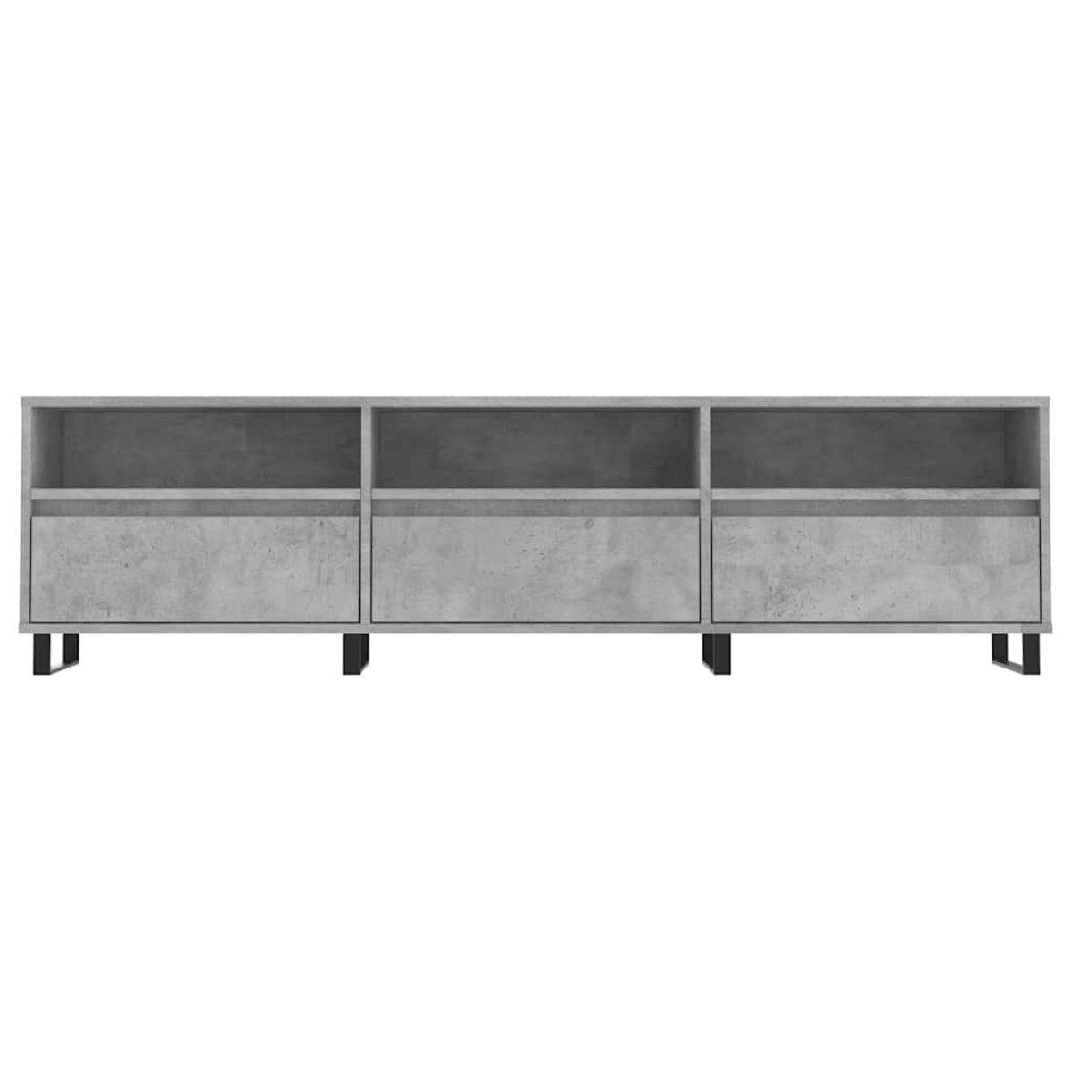vidaXL Έπιπλο Τηλεόρασης Γκρι Σκυρ. 150x30x44,5 εκ. Επεξ. Ξύλο