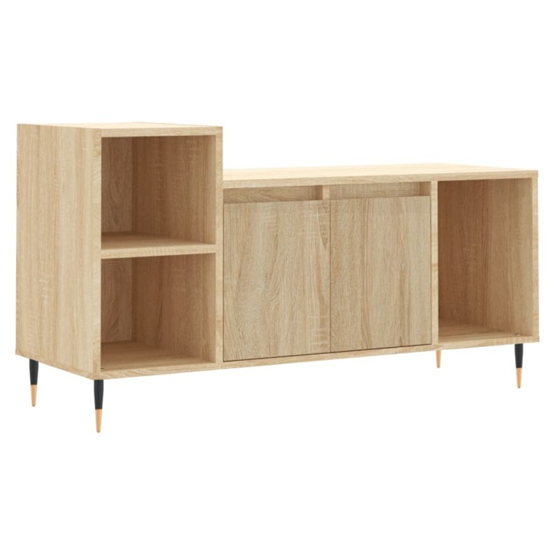 vidaXL Έπιπλο Τηλεόρασης Sonoma Δρυς 100x35x55 εκ. Επεξ. Ξύλο
