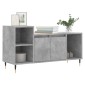 vidaXL Έπιπλο Τηλεόρασης Γκρι Σκυρ. 100x35x55 εκ. Επεξ. Ξύλο