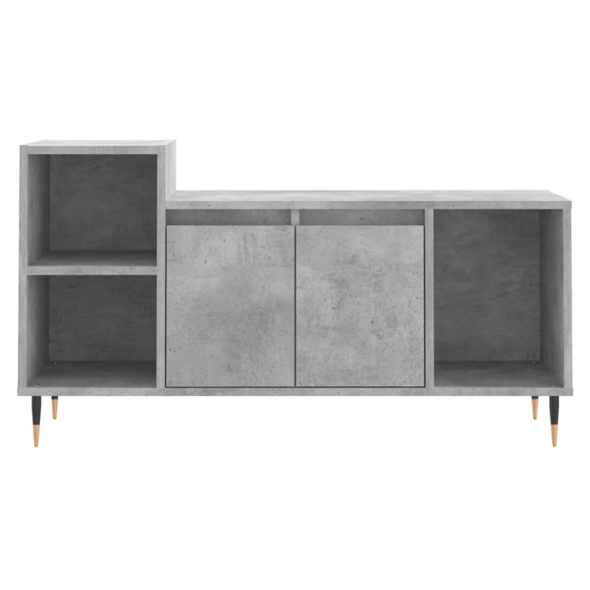 vidaXL Έπιπλο Τηλεόρασης Γκρι Σκυρ. 100x35x55 εκ. Επεξ. Ξύλο