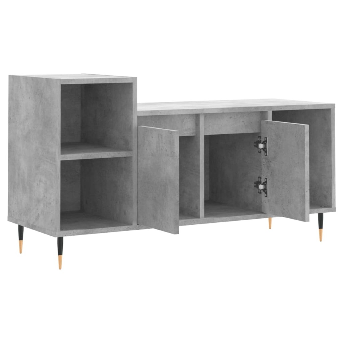 vidaXL Έπιπλο Τηλεόρασης Γκρι Σκυρ. 100x35x55 εκ. Επεξ. Ξύλο