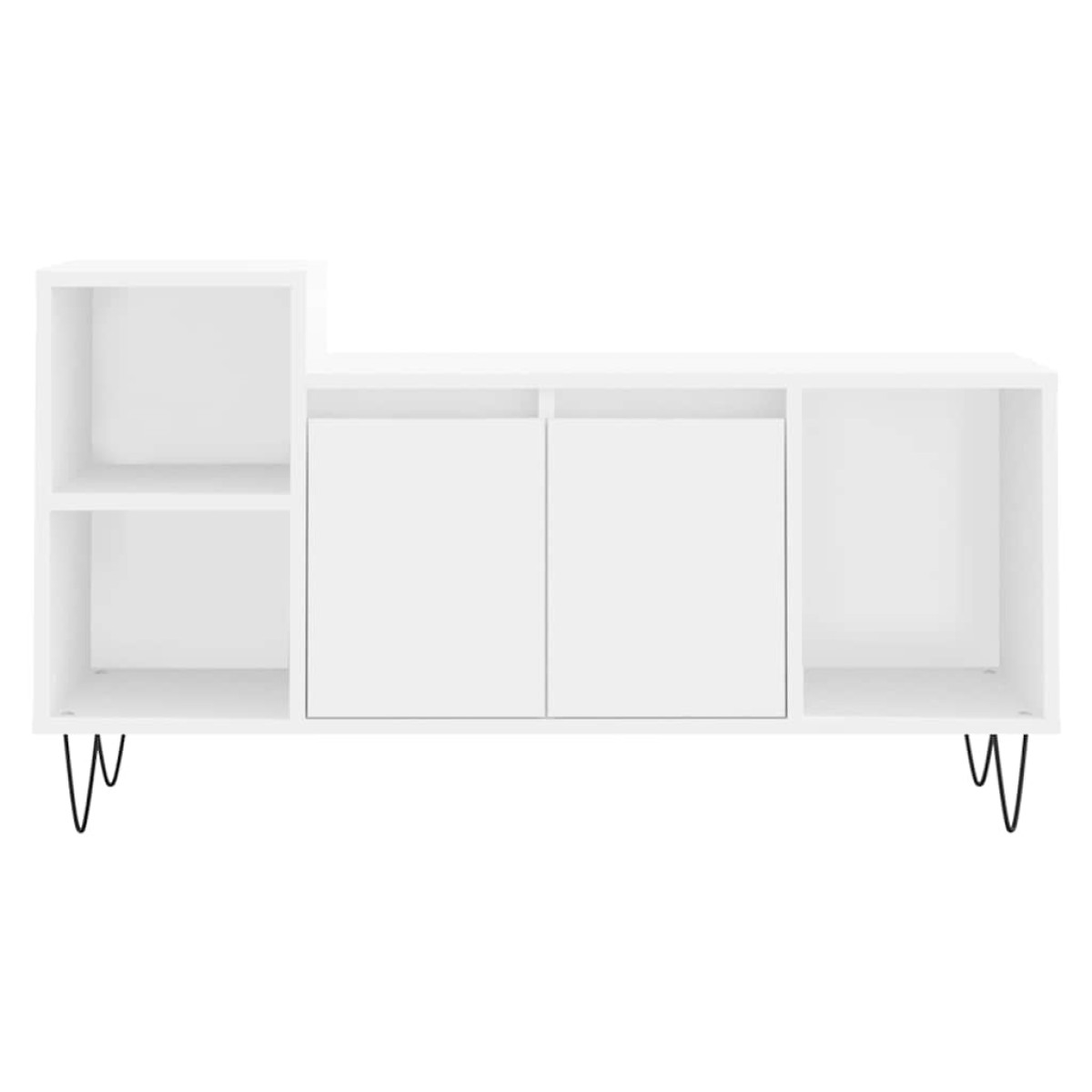 vidaXL Έπιπλο Τηλεόρασης Λευκό 100 x 35 x 55 εκ. Επεξεργασμένο Ξύλο