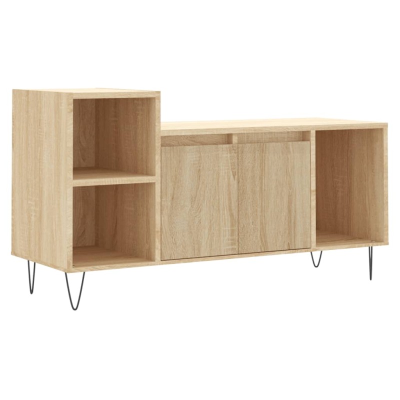 vidaXL Έπιπλο Τηλεόρασης Sonoma Δρυς 100x35x55 εκ. Επεξ. Ξύλο
