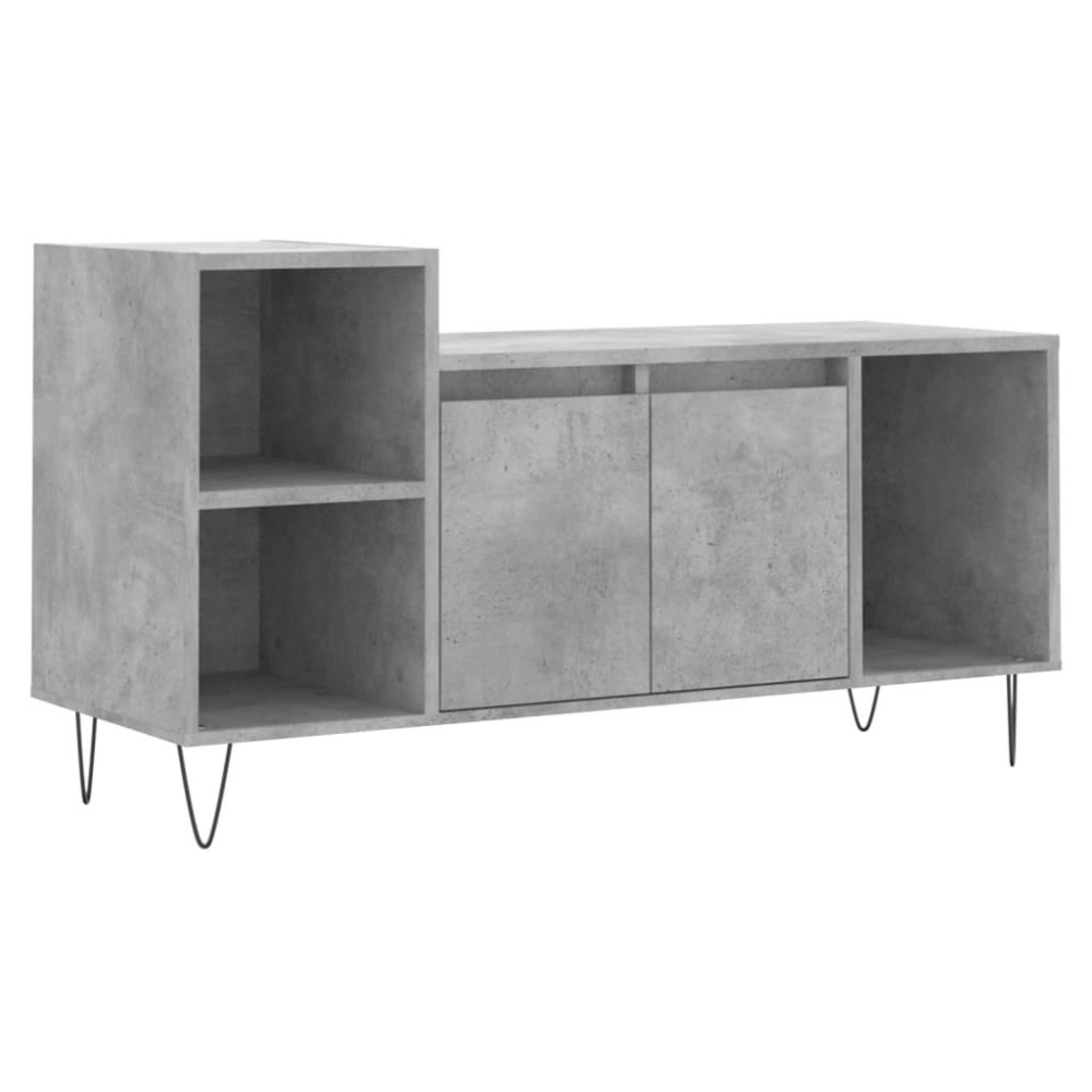 vidaXL Έπιπλο Τηλεόρασης Γκρι Σκυρ. 100x35x55 εκ. Επεξ. Ξύλο