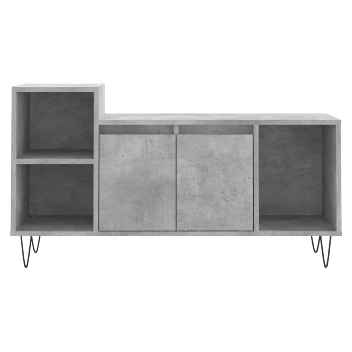 vidaXL Έπιπλο Τηλεόρασης Γκρι Σκυρ. 100x35x55 εκ. Επεξ. Ξύλο