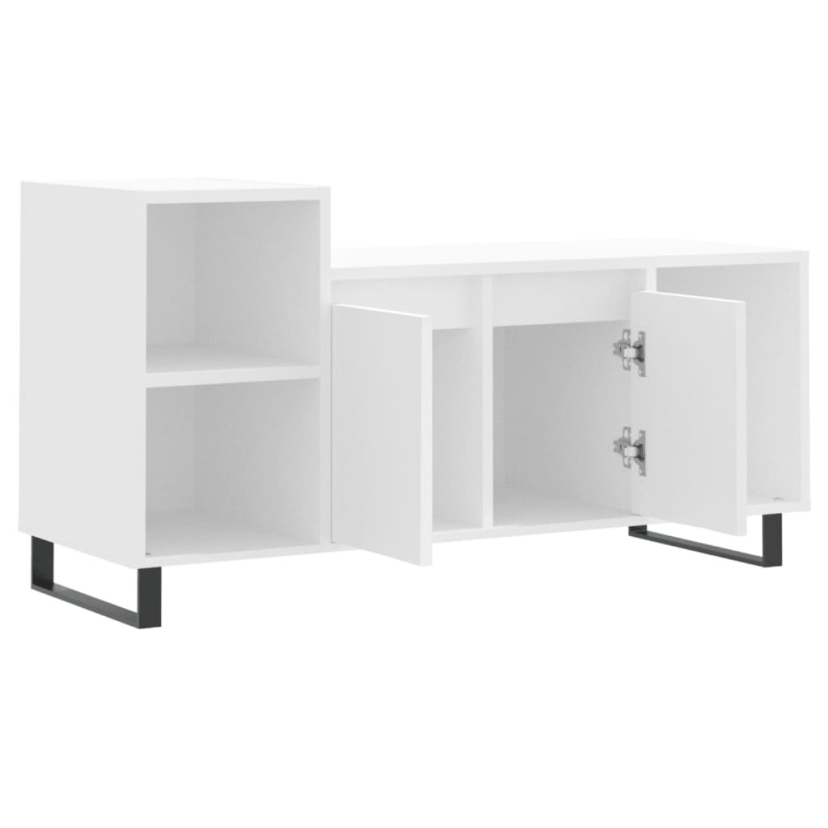 vidaXL Έπιπλο Τηλεόρασης Λευκό 100 x 35 x 55 εκ. Επεξεργασμένο Ξύλο