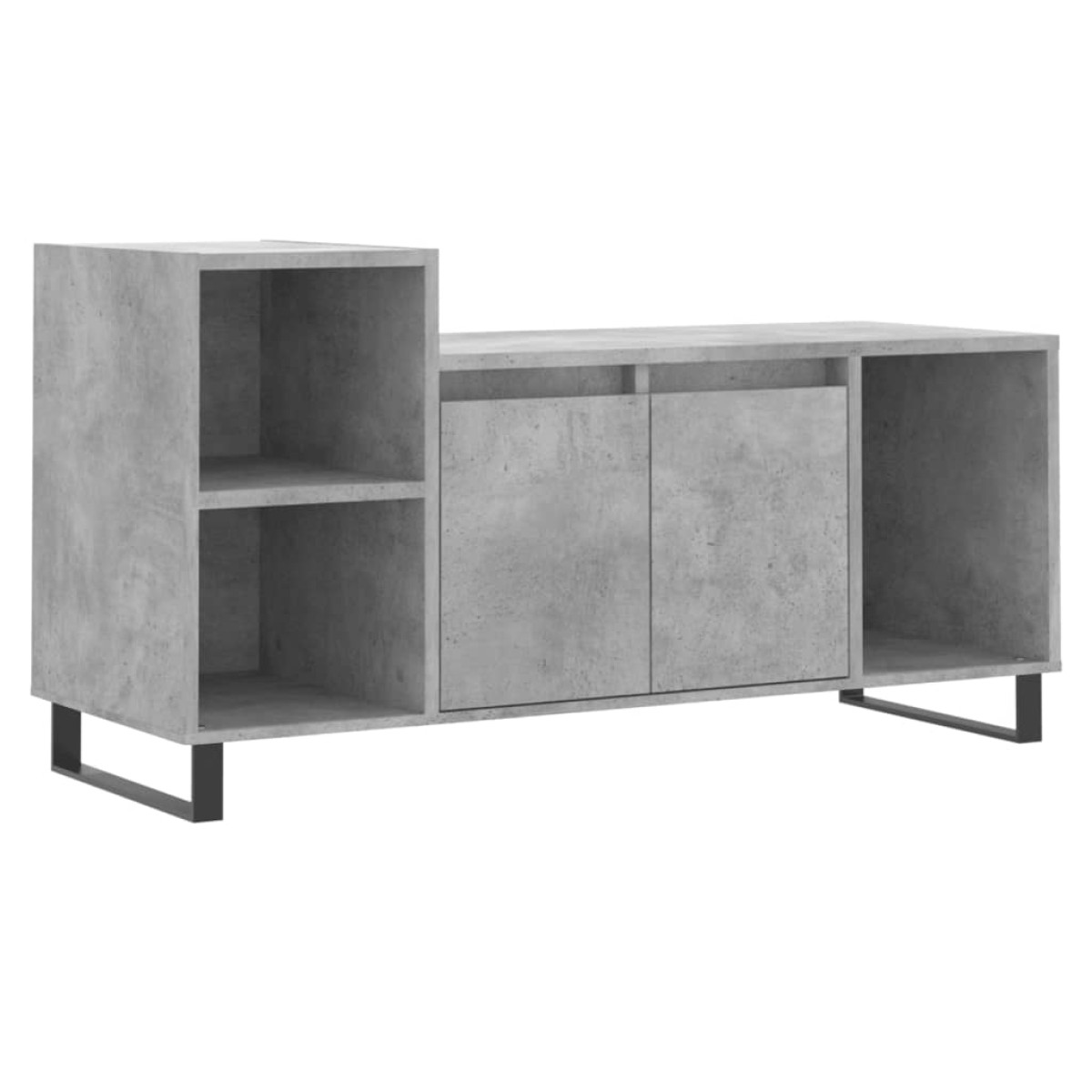 vidaXL Έπιπλο Τηλεόρασης Γκρι Σκυρ. 100x35x55 εκ. Επεξ. Ξύλο