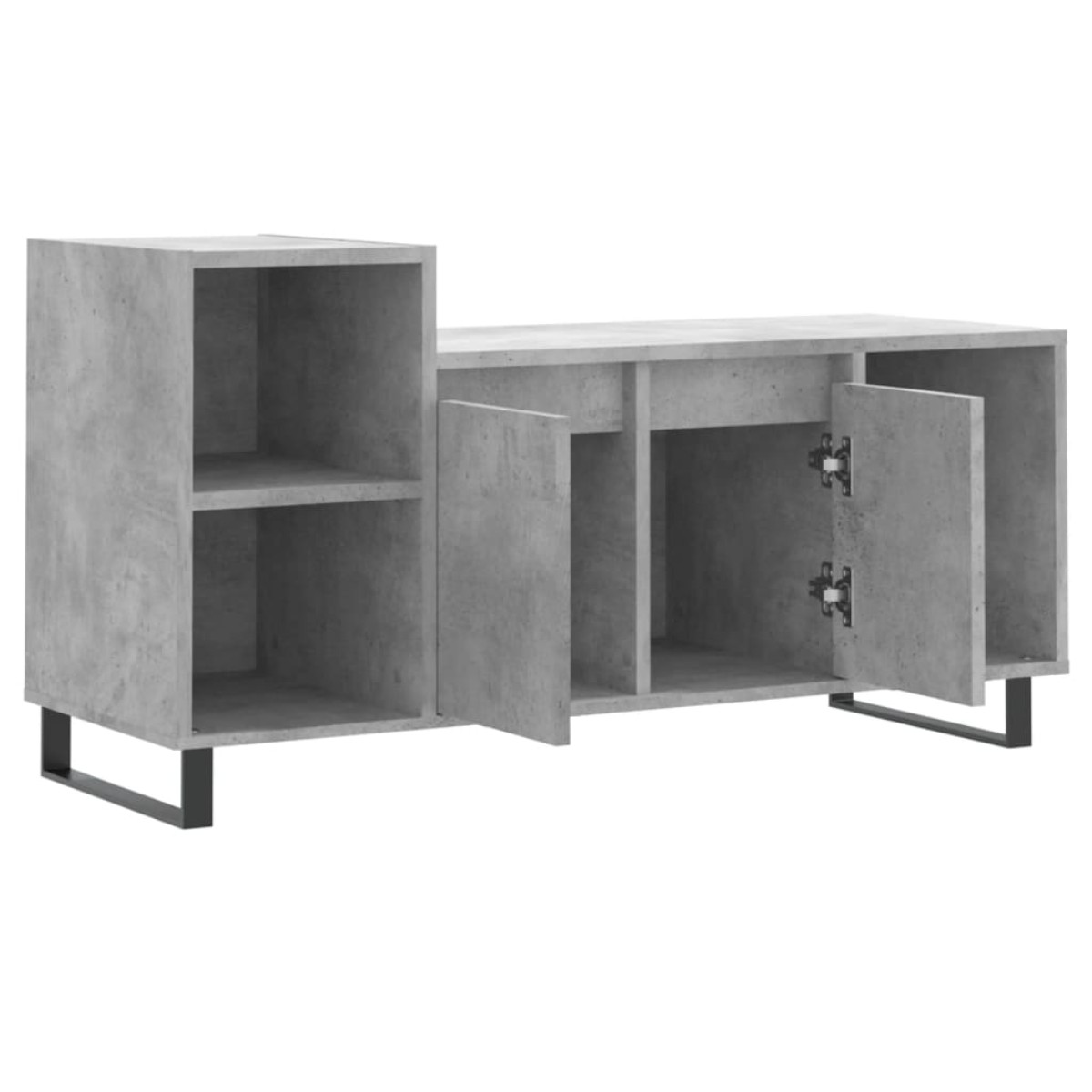vidaXL Έπιπλο Τηλεόρασης Γκρι Σκυρ. 100x35x55 εκ. Επεξ. Ξύλο