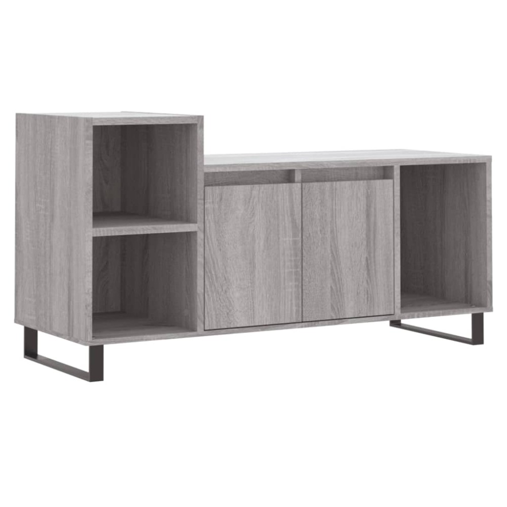 vidaXL Έπιπλο Τηλεόρασης Γκρι Sonoma 100x35x55 εκ. από Επεξεργ. Ξύλο