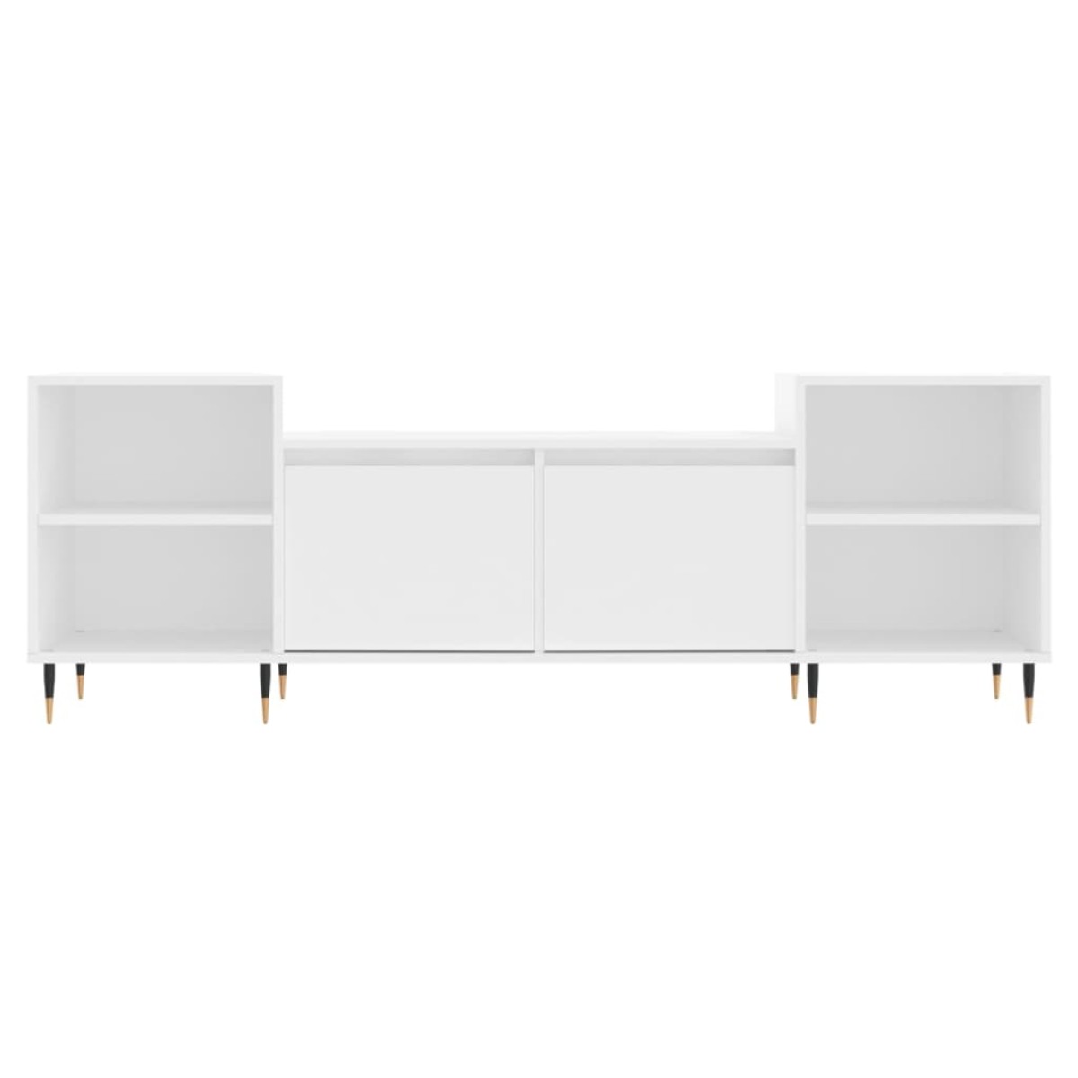 vidaXL Έπιπλο Τηλεόρασης Λευκό 160 x 35 x 55 εκ. Επεξεργασμένο Ξύλο