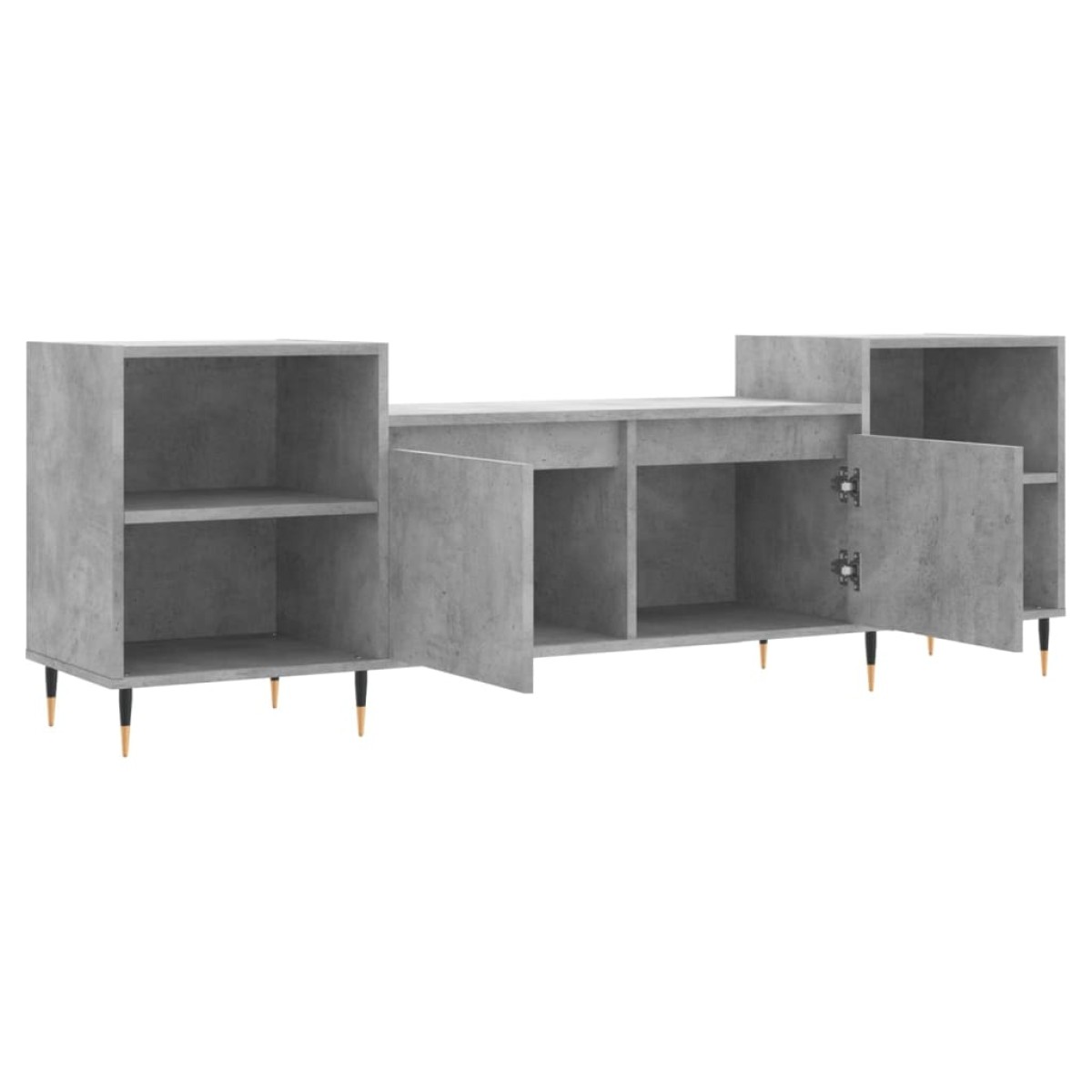 vidaXL Έπιπλο Τηλεόρασης Γκρι Σκυρ. 160x35x55 εκ. Επεξ. Ξύλο