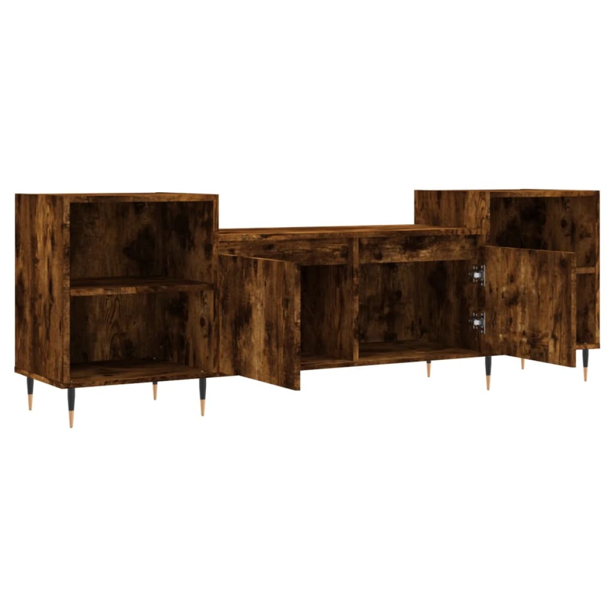 vidaXL Έπιπλο Τηλεόρασης Καπνιστή Δρυς 160x35x55 εκ. Επεξ. Ξύλο
