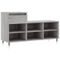 vidaXL Παπουτσοθήκη Γκρι Sonoma 102x36x60 εκ. από Επεξεργασμένο Ξύλο