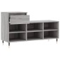 vidaXL Παπουτσοθήκη Γκρι Sonoma 102x36x60 εκ. από Επεξεργασμένο Ξύλο