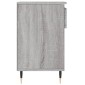 vidaXL Παπουτσοθήκη Γκρι Sonoma 102x36x60 εκ. από Επεξεργασμένο Ξύλο