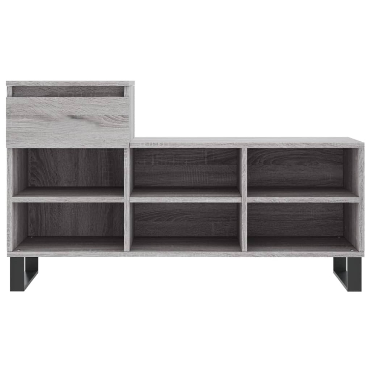 vidaXL Παπουτσοθήκη Γκρι Sonoma 102x36x60 εκ. από Επεξεργασμένο Ξύλο