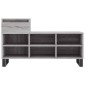 vidaXL Παπουτσοθήκη Γκρι Sonoma 102x36x60 εκ. από Επεξεργασμένο Ξύλο