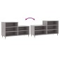 vidaXL Παπουτσοθήκη Γκρι Sonoma 102x36x60 εκ. από Επεξεργασμένο Ξύλο