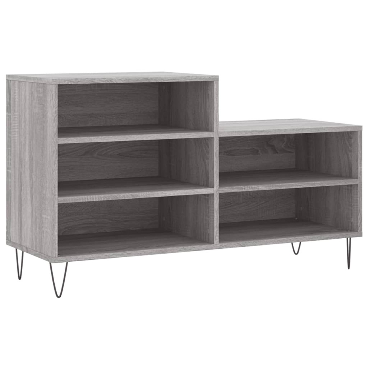 vidaXL Παπουτσοθήκη Γκρι Sonoma 102x36x60 εκ. από Επεξεργασμένο Ξύλο