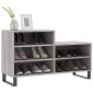 vidaXL Παπουτσοθήκη Γκρι Sonoma 102x36x60 εκ. από Επεξεργασμένο Ξύλο