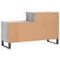 vidaXL Παπουτσοθήκη Γκρι Sonoma 102x36x60 εκ. από Επεξεργασμένο Ξύλο