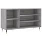 vidaXL Παπουτσοθήκη Γκρι Sonoma 102x36x60 εκ. από Επεξεργασμένο Ξύλο