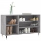 vidaXL Παπουτσοθήκη Γκρι Sonoma 102x36x60 εκ. από Επεξεργασμένο Ξύλο