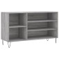 vidaXL Παπουτσοθήκη Γκρι Sonoma 102x36x60 εκ. από Επεξεργασμένο Ξύλο