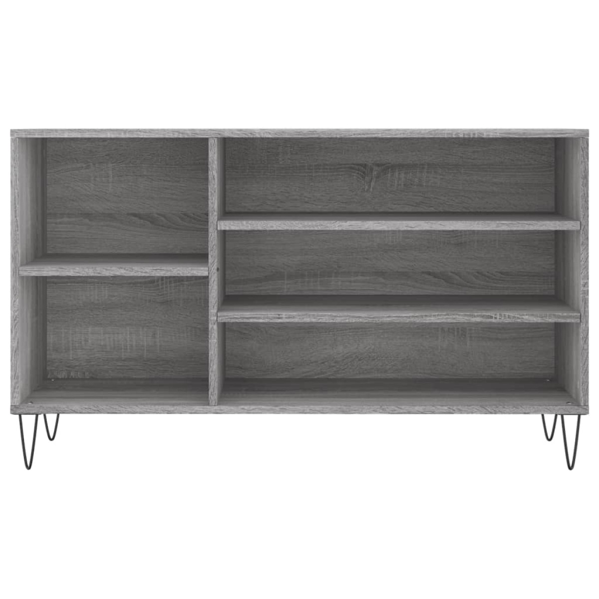 vidaXL Παπουτσοθήκη Γκρι Sonoma 102x36x60 εκ. από Επεξεργασμένο Ξύλο