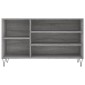 vidaXL Παπουτσοθήκη Γκρι Sonoma 102x36x60 εκ. από Επεξεργασμένο Ξύλο